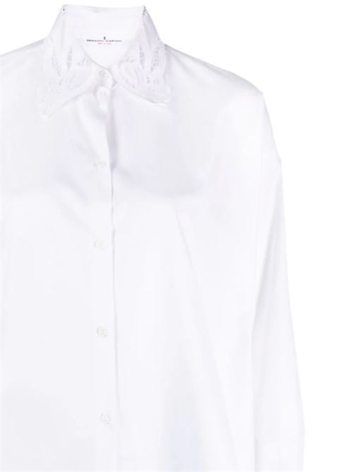 White cotton poplin shirt Ermanno Scervino | D442K350MSC10601